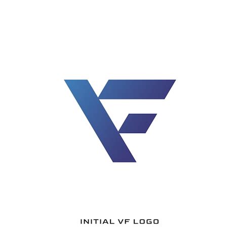 Ilustraci N De Vector De Plantilla De Dise O De Logotipo Vf De Letra