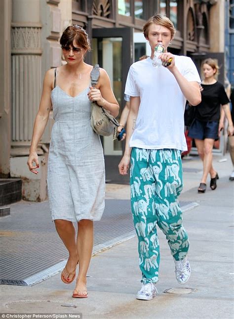 Helena Christensen And Son Mingus Enjoy New York Day Out Daily Mail Online