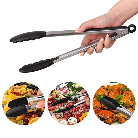 Siliconen Bbq Grillen Tong Salade Brood Serveren Tang Non Stick Keuken