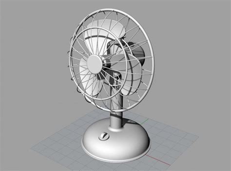 Fan Free 3D Model - .3dm .obj - Free3D