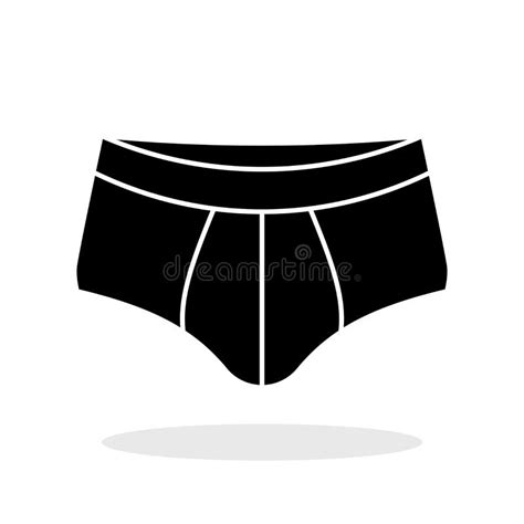 Underpants Icon Men S Underpants Vector Icons Black Linear Underwear