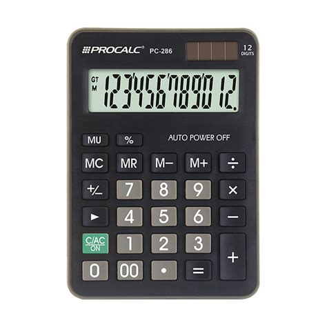 Calculadora De Mesa Procalc D Gitos Preto Pc Kabum