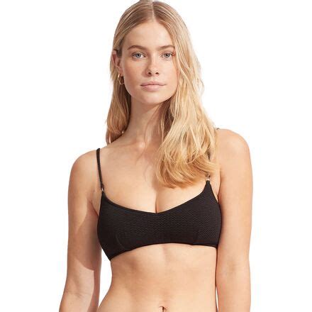 Seafolly Secondwave Bralette Bikini Top Women S Clothing