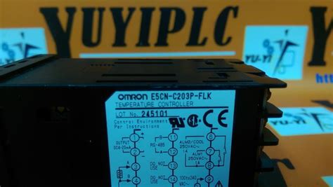 Omron E5cn C203p Flk Temperature Controller 裕益科技自動化設備可程式編碼器plc分散式控制系統dcs