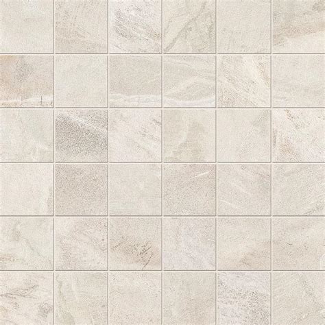 Mosaico Quadretti Stone Cream X Cm Matte Depth Mm Porcelain