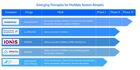 Emerging Therapies For Multiple System Atrophy Treatment