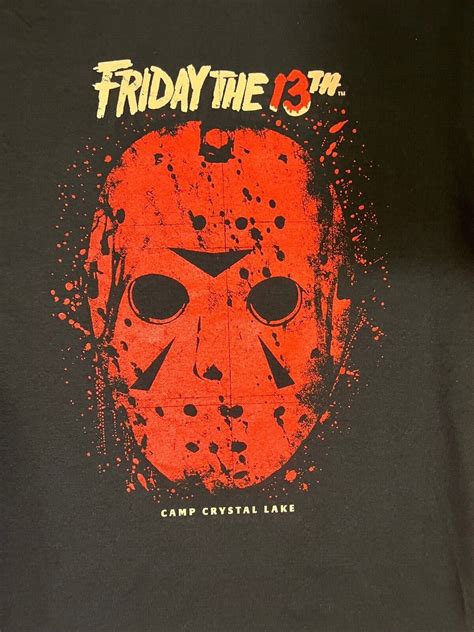 Friday The 13th Camp Crystal Lake T Shirt Shirt Horror Jason Voorhees