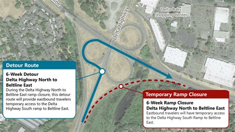 Traffic Alert Left Turn Detour Off Delta To Eastbound Beltline Starts Wednesday