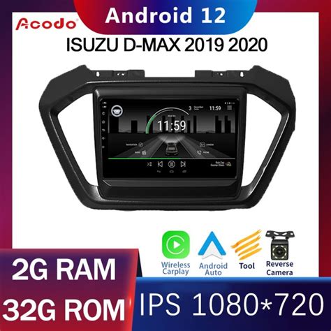 Acodo Carplay Auto รถวทย 2din สเตอรโอ Android สำหรบ ISUZU D MAX