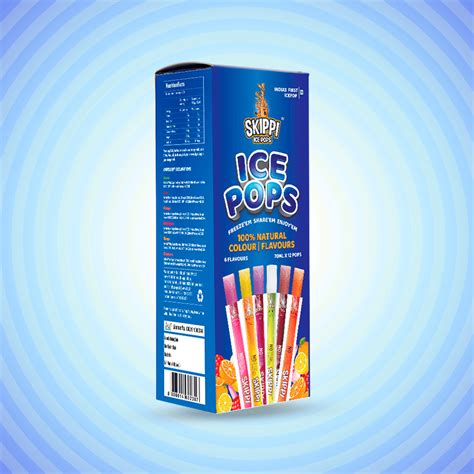 Buy Pack Of 12 All Flavor Natural Ice Popsicle Skippi