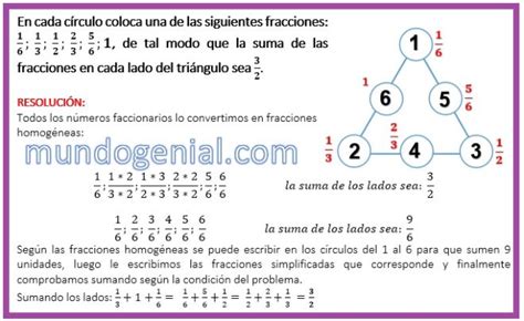 En cada círculo coloca una de las siguientes fracciones 1 6 1 3 1 2