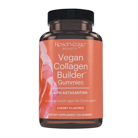 Reserveage Vegan Collagen Builder Gummies With Astaxanthin Vitamin C