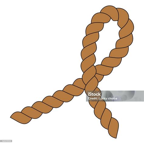 Rope Loop Stock Illustration - Download Image Now - Cable, Circle ...