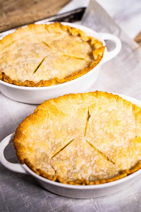 Easy Individual Chicken Pot Pie Recipe Our Table 4 2