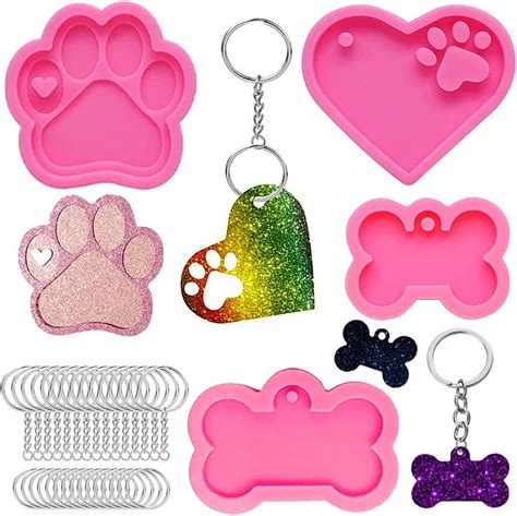 Pcs Stampi In Silicone A Forma Di Osso Di Cane Set Stampi Silicone Di