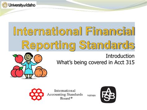 Ppt International Financial Reporting Standards Powerpoint Presentation Id 737618