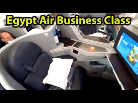 Egypt Air Business Class From Toronto To Cairo Youtube