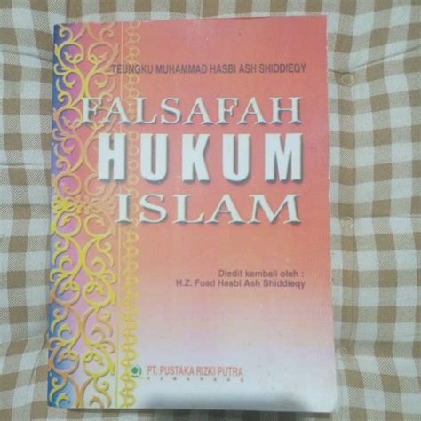 Falsafah Hukum Islam Not Original Book Shopee Singapore