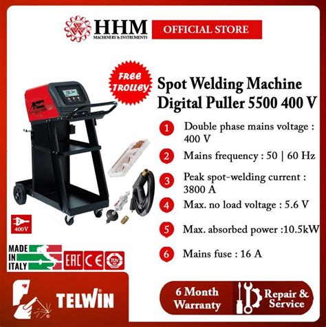 TELWIN Spot Welding Machine Digital Puller 5500 400V