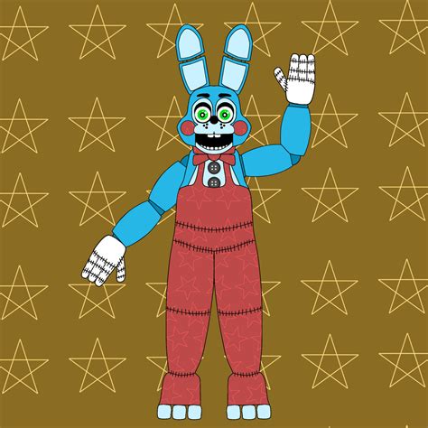 Stylized Toy Bonnie Fnaf 2 Fan Art By Berriesonvr On Deviantart