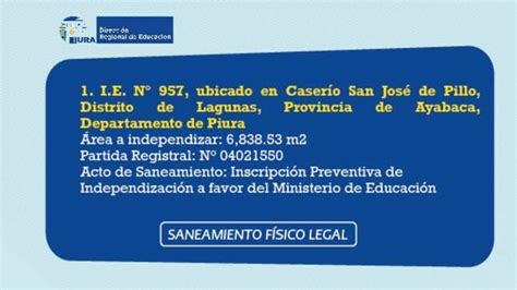 Comunicado N 84 2023 DRE PIURA Noticias Dirección Regional de