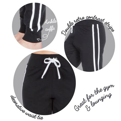 Ladies Jogpants Sweatpants Tracksuit Bottoms 100 Cotton Sports Gym