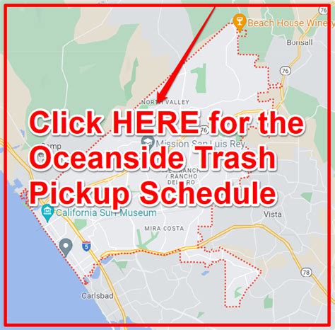 Oceanside Trash Pickup Schedule Reggi Charisse