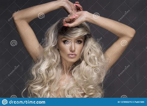 Beautiful Blonde Girl Stock Image Image Of Caucasian 127895275