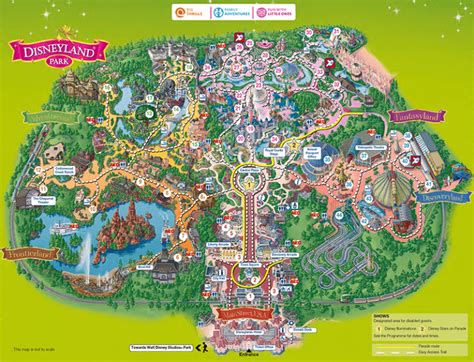 Disneyland Paris Park Maps Dlp Tickets