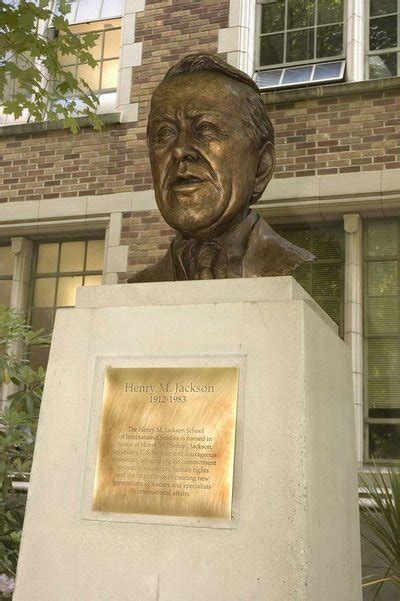 Bust of ‘Scoop’ Jackson moved to new home outside Thomson Hall | UW News