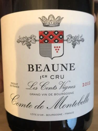 Comte De Montebello Beaune 1er Cru Les Cents Vignes Vivino US