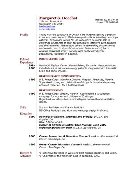 Resume Examples 1 - Letter & Resume