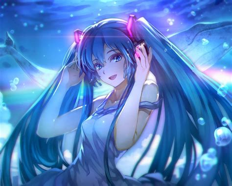 Blue Anime Girl Aesthetic Wallpapers - Wallpaper Cave