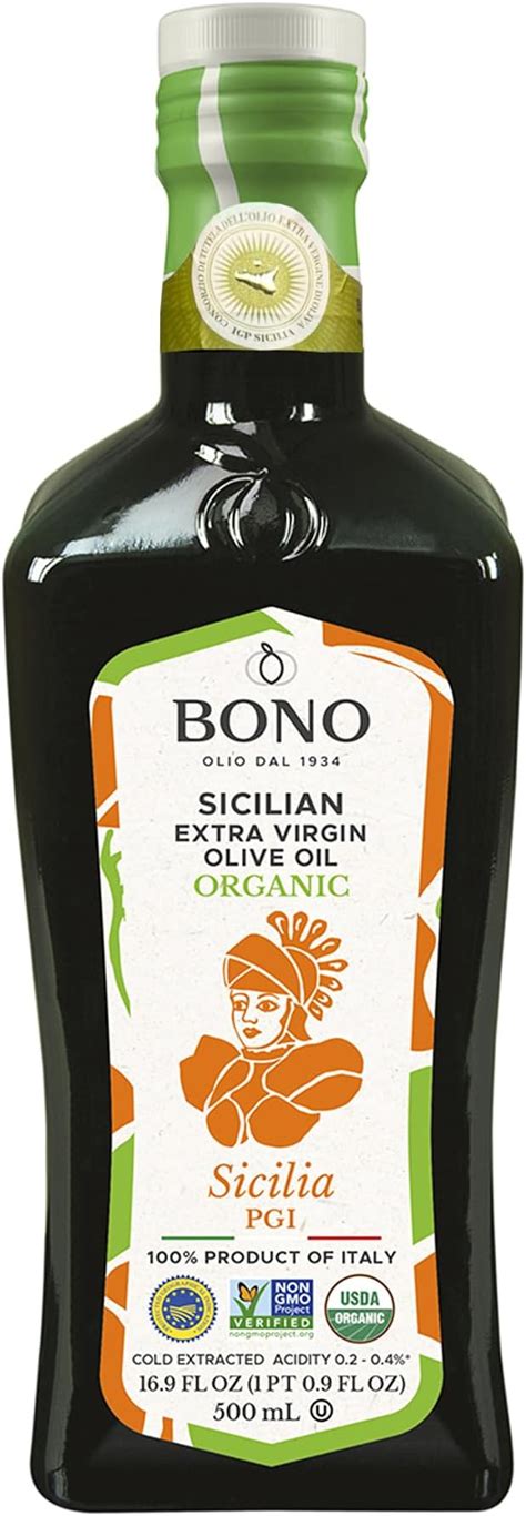 Amazon Bono Sicilian Extra Virgin Olive Oil Organic Sicilia