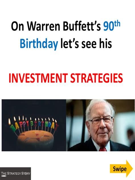 Warren Buffetts Investment Strategies Pdf Investment Strategy