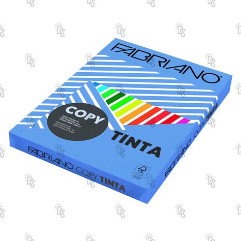 Carta Fabriano CopyTinta Colori Forti Azzurro 297 X 420 Mm A3 80 G