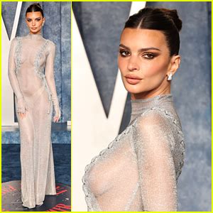 Emily Ratajkowski Shows Off Her Curves In Ultra Sheer Dress At Vanity