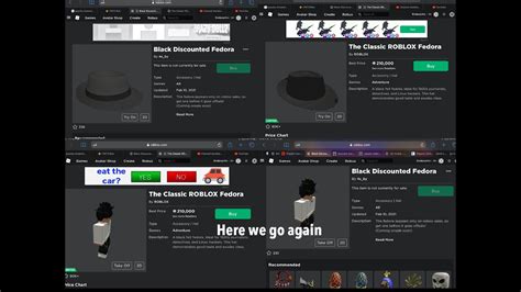Classic Roblox Fedora Look A Like Youtube