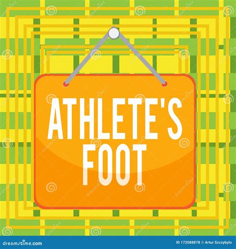 Text Sign Showing Athlete Foot. Conceptual Photo a Fungus Infection of