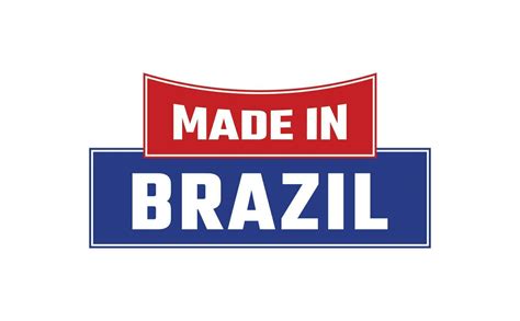 Made In Brazil Seal Vector 25382921 Vector Art at Vecteezy