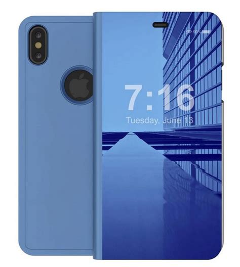 Capa Iphone XS Max Flip S View Azul Capas de Telemóveis Milhares de