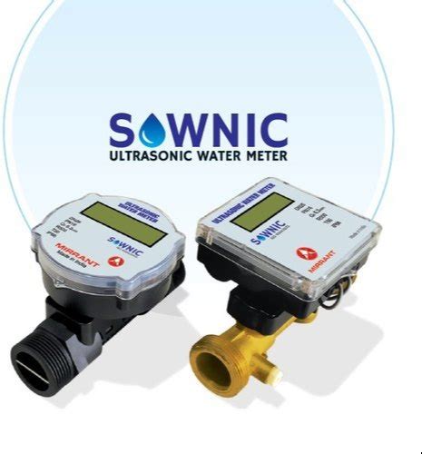 Stainless Steel Mirrant SOWNIC Ultrasonic Water Meter For Industrial