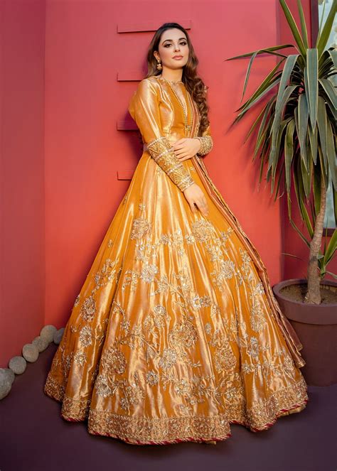 Marigold Bloom Sadaf Fawad Khan Shadi Dresses Pakistani Bridal