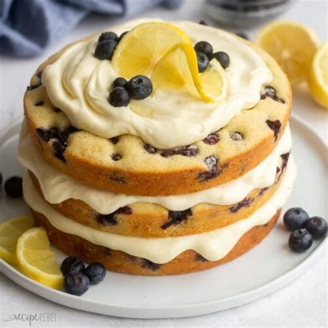 Lemon Blueberry Cake The Recipe Rebel