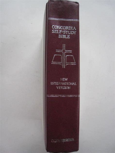 Concordia Self Study Bible Niv Robert G Hoerber