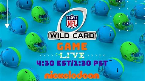 NFL Wild Card Game on Nickelodeon set to return a after Slime-filled ...