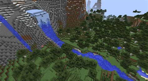 Frozen Waterfall Minecraft Map