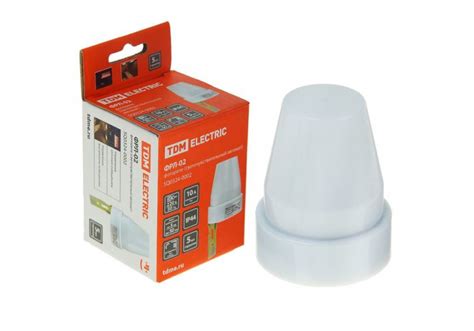 Фотореле TDM ФРЛ-02, 10А, IP44,