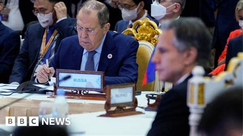 Antony Blinken And Sergei Lavrov Meet For First Time Since Ukraine War