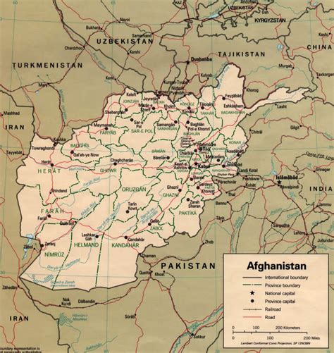 Afghanistan Map